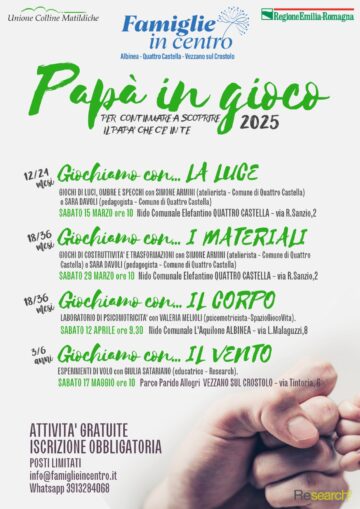 Leggi: «Quattro incontri della rassegna “Papà in…»