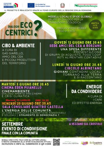 Leggi: «I Dialoghi Ecocentrici del 20 giugno…»