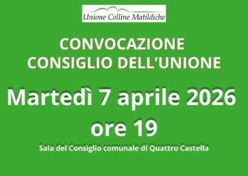 Leggi: &laquo;Martedì 7 aprile il Consiglio dell’Unione&raquo;