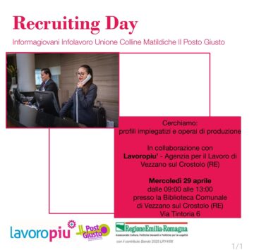 Leggi: «Il 29 aprile una mattinata per…»