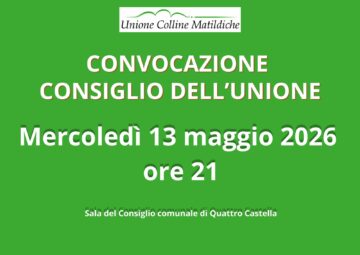 Leggi: &laquo;Mercoledì 13 maggio è convocato il&hellip;&raquo;
