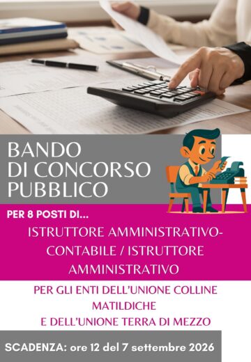 Leggi: «Concorso per 8 posti di istruttore…»