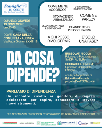 Leggi: «Giovedì 19 novembre un incontro con…»